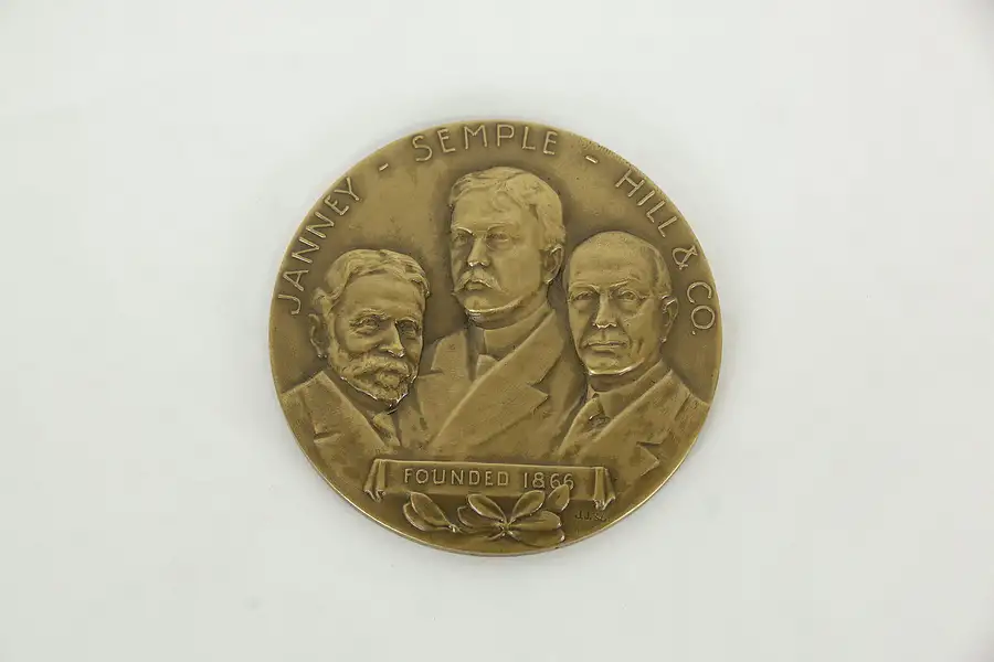 Main image of Janney Semple Hill Bronze Presentation Medal, NY, 1954