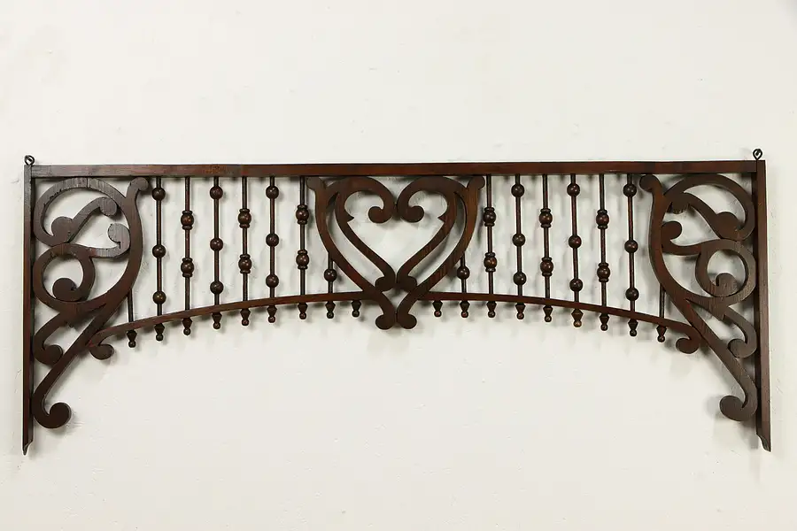 Main image of Victorian Oak Antique Farmhouse Fretwork Architectural Fragment