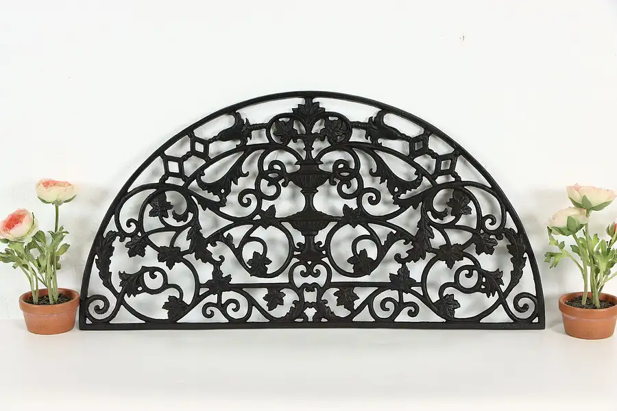 Main image of Victorian Design 29" Vintage Iron Arched Grill