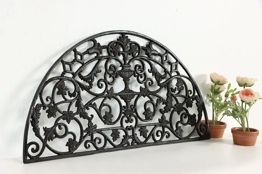 Main image of Victorian Design 29" Vintage Iron Arched Grill