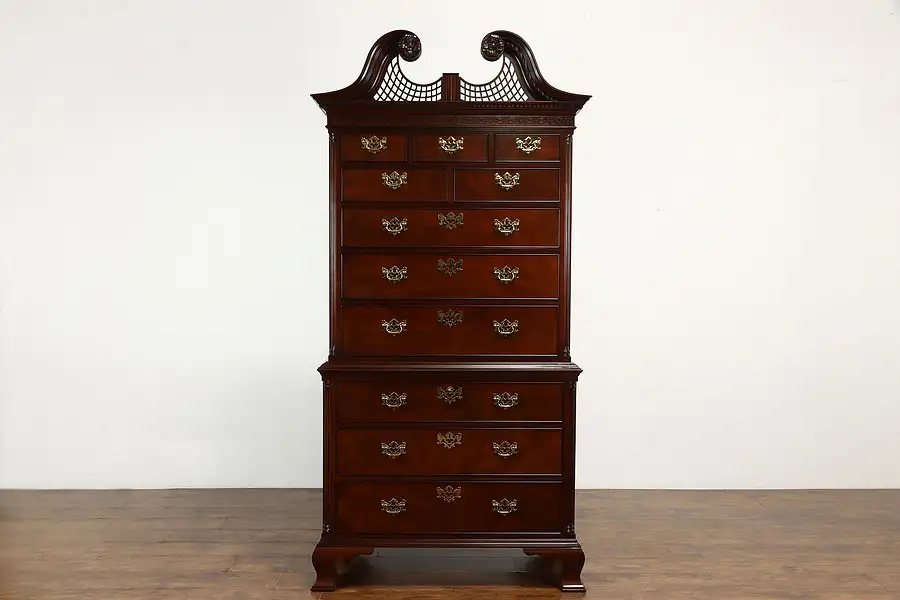 Main image of Cliveden Mahogany Vintage Chest on Chest, National Trust Kindel