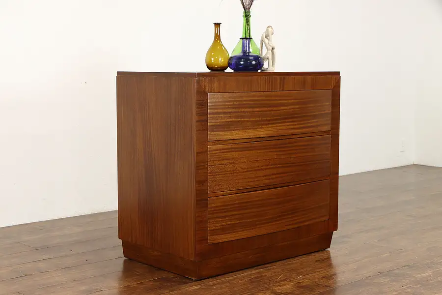 Main image of Midcentury Modern 1960 Vintage Mahogany Chest or Dresser, Rway