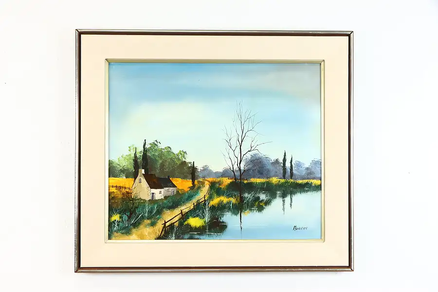 Main image of Original Oil Painting of Lakeside Cottage, Mourier, 30"