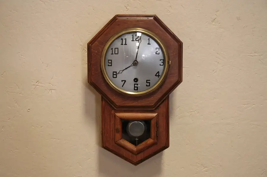 Main image of Waterbury Antique Wall Clock