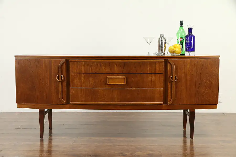 Main image of Midcentury Modern 1960 Vintage Scandinavian Teak Credenza or Sideboard