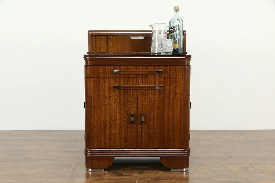 Main image of Art Deco Physician, Medical, Dentist, Bath or Bar Cabinet, Hamilton