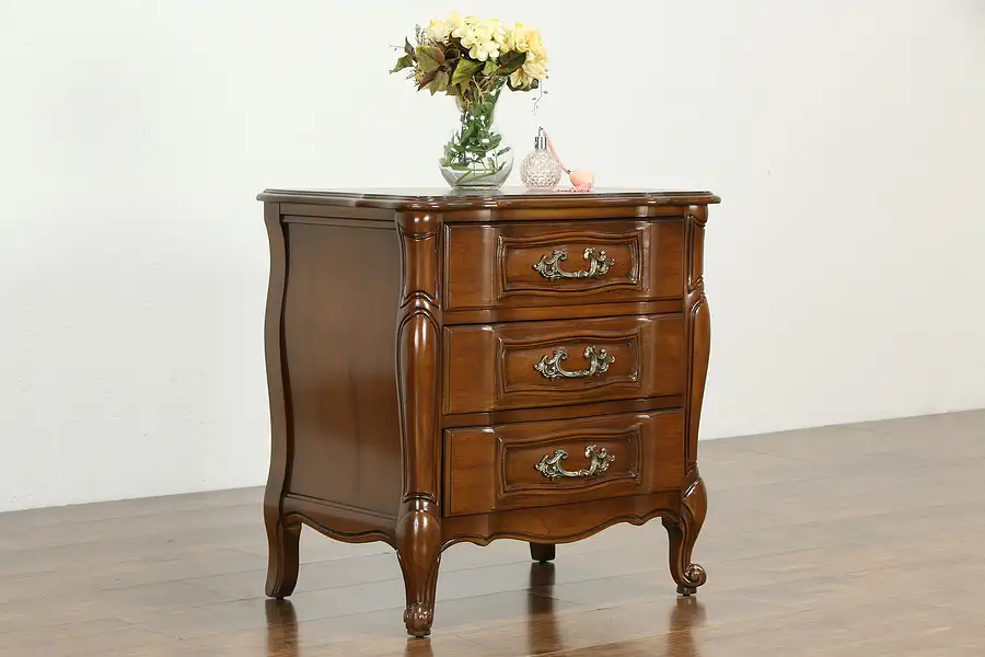 Main image of Country French Vintage Cherry Chest, Nightstand or End Table