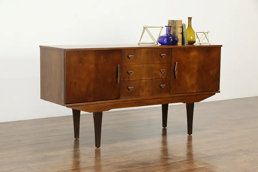 Main image of Midcentury Modern 60's Vintage Credenza, Server, Bar Cabinet, TV Console