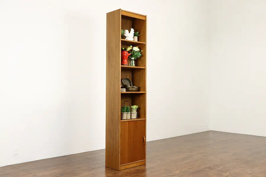 Main image of Danish Teak Vintage Wall Unit, Bookcase, Bath Cabinet