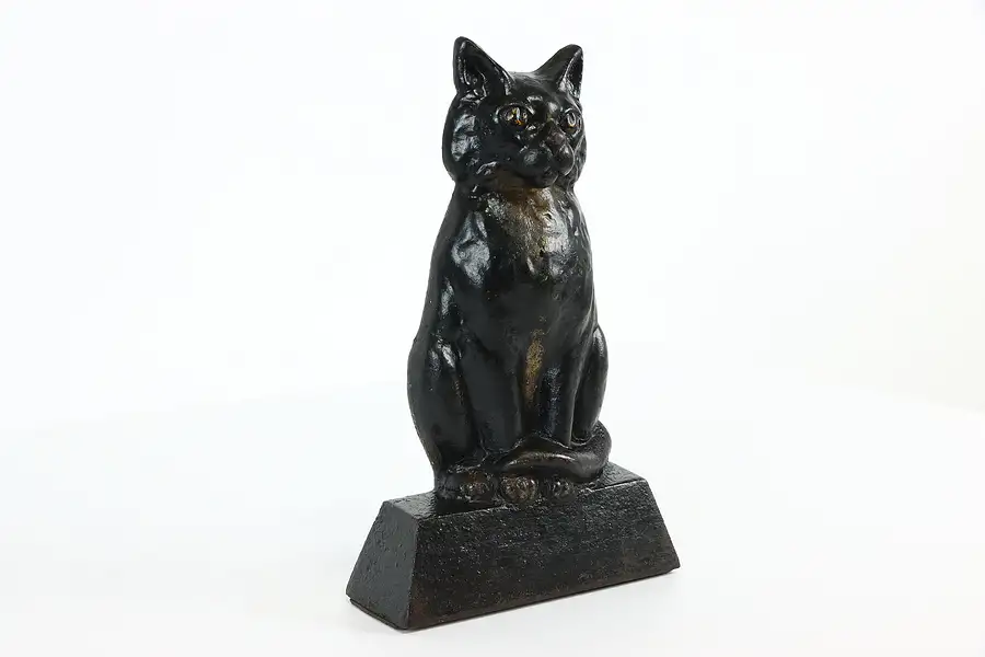 Main image of Victorian Cast Iron Cat Doorstop