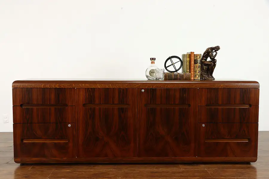 Main image of Midcentury Modern Vintage Rosewood Credenza, TV Console, Sideboard Dunbar