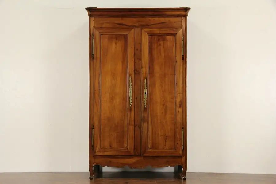 Main image of Country French Provincial 1780 Antique Cherry Armoire or Closet