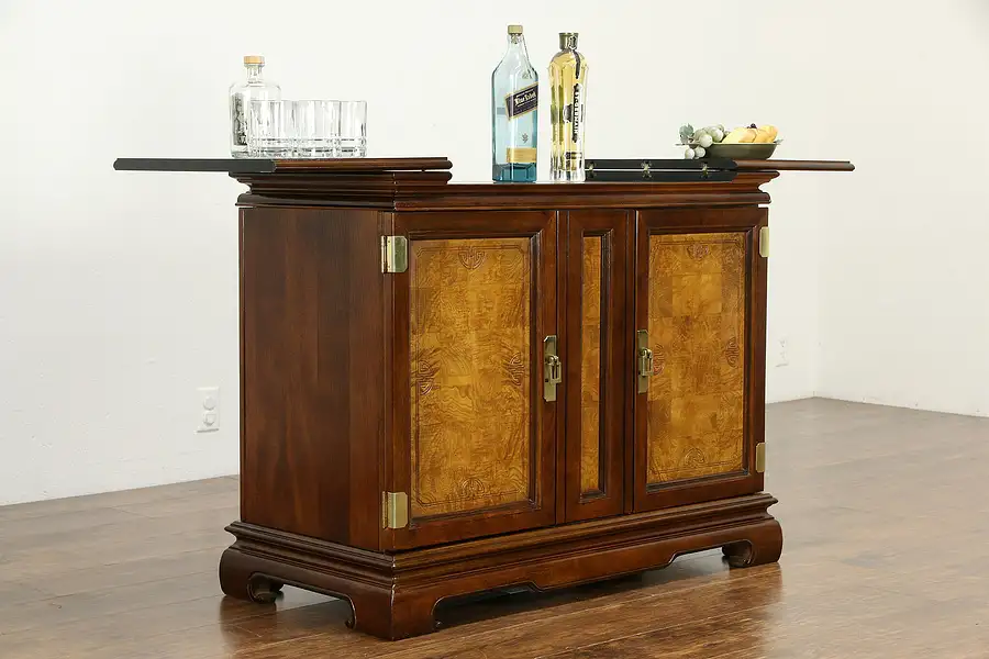 Main image of Chinese Style Vintage Bar Cabinet Flip Top Server, Universal