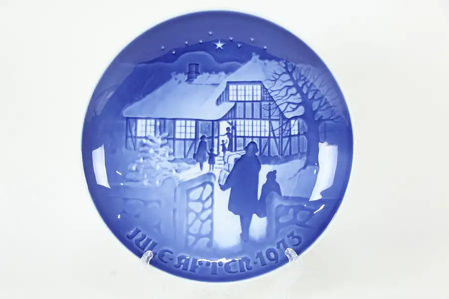 Main image of Bing and Grondahl Christmas Plate, Country Christmas, 1973