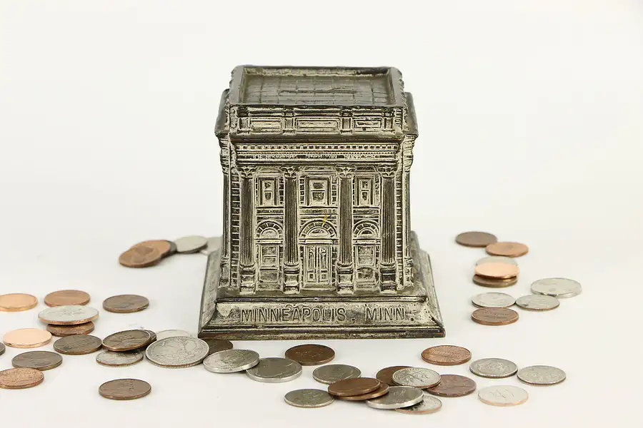 Main image of German American Coin Bank Minneapolis Antique Art Metal Works, Newark, NJ