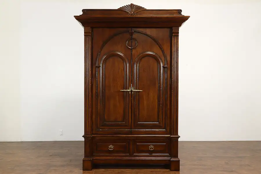 Main image of Traditional 93" Armoire, Wardrobe or Closet, Low Country by Hickory White