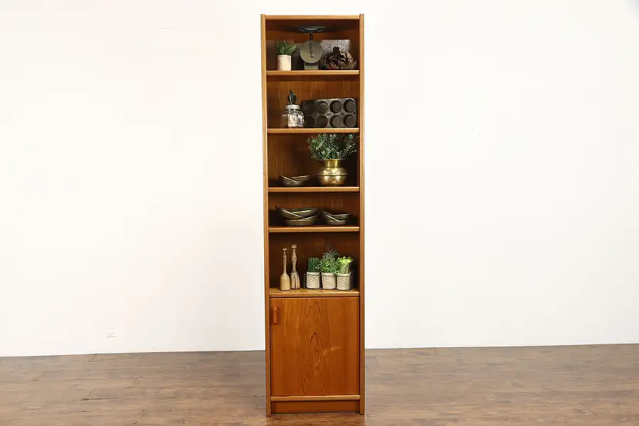 Main image of Midcentury Modern Danish Teak Vintage Wall Unit, Bookcase, Bath Cabinet