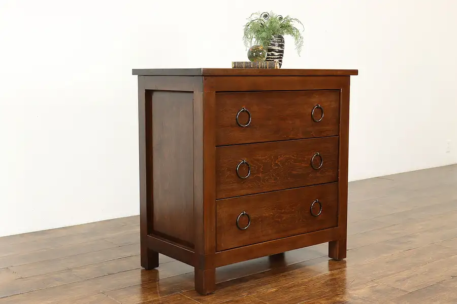 Main image of Farmhouse Vintage Pine Dresser or Linen Chest, 1993 Taos Santa Fe