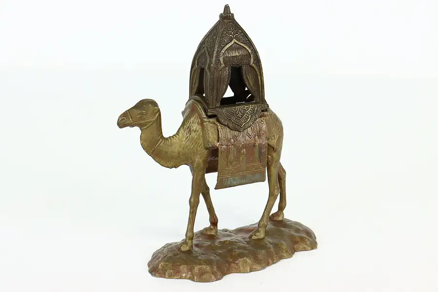 Main image of French Antique Camel Incense Burner Sculpture Vantines