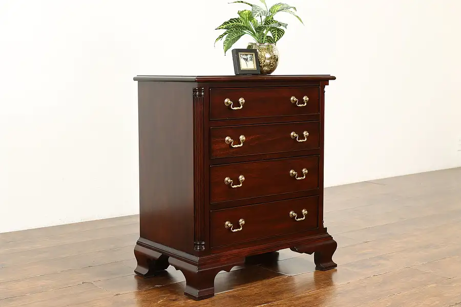 Main image of Traditional Mahogany Nightstand, End or Lamp Table, Chest, Henkel Harris