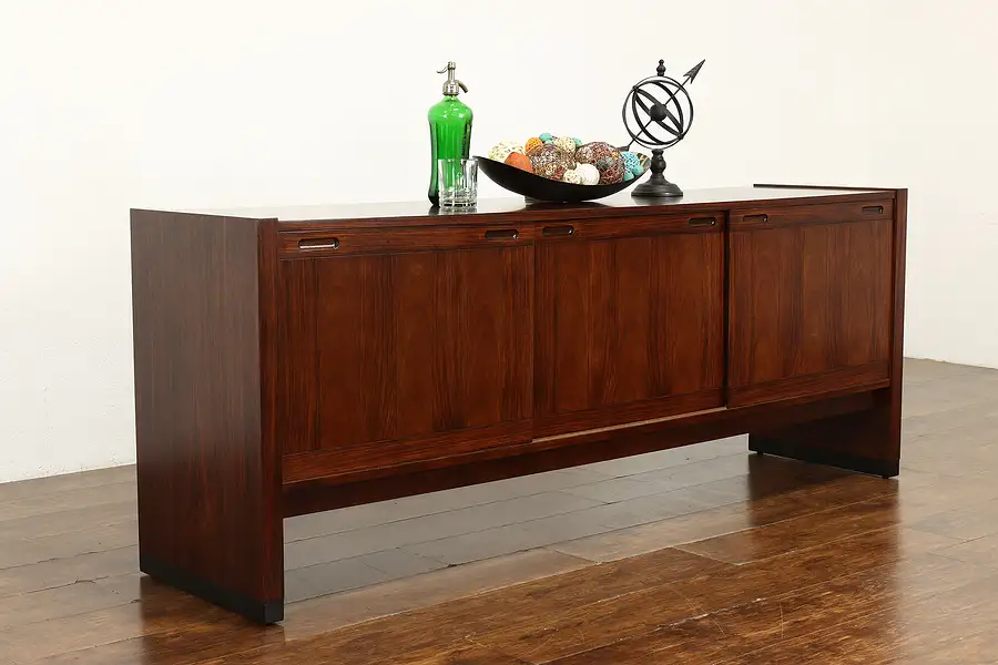 Main image of Midcentury Modern Vintage Rosewood Credenza, TV Console, Sideboard