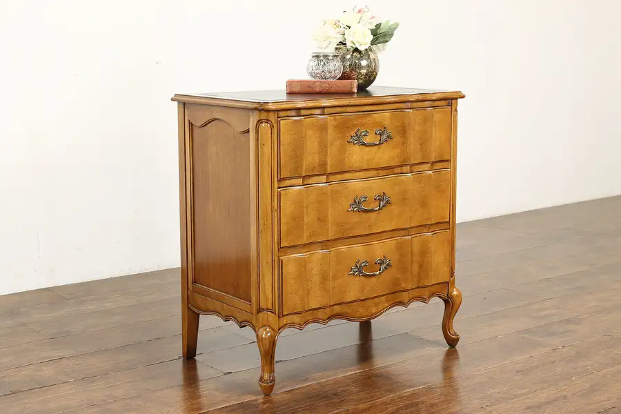 Main image of Country French Vintage Cherry Chest, Nightstand or End Table, Hekman