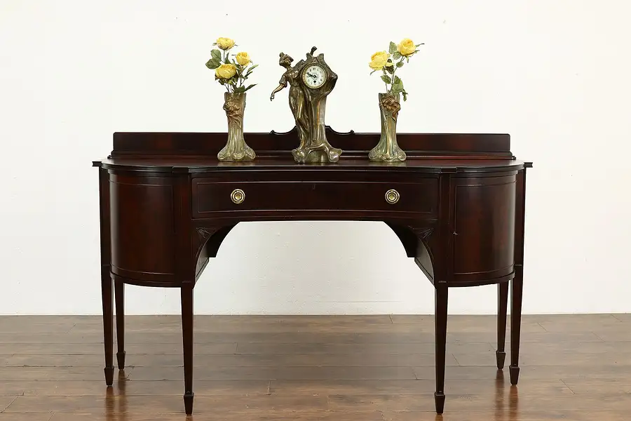 Main image of Hepplewhite Antique Mahogany Sideboard, Server, Bar or Buffet