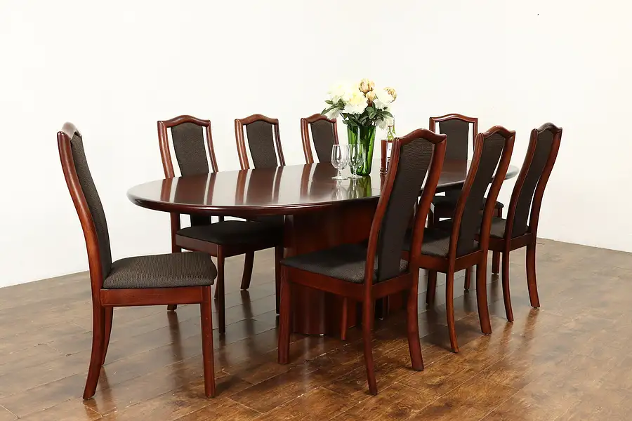 Main image of Midcentury Modern Danish Vintage Rosewood Dining Set 8 Chairs Skovby