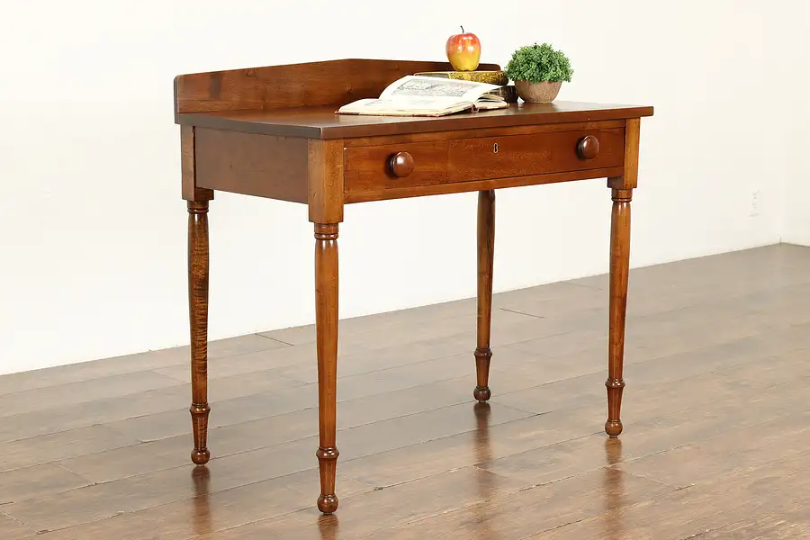 Main image of Sheraton Antique Farmhouse Cherry Console or Dressing Table, Writing Desk