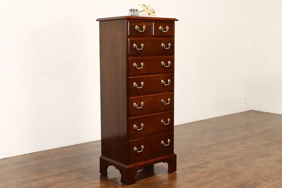 Main image of Georgian Vintage Mahogany Lingerie or Jewelry Chest, Wellington Hall