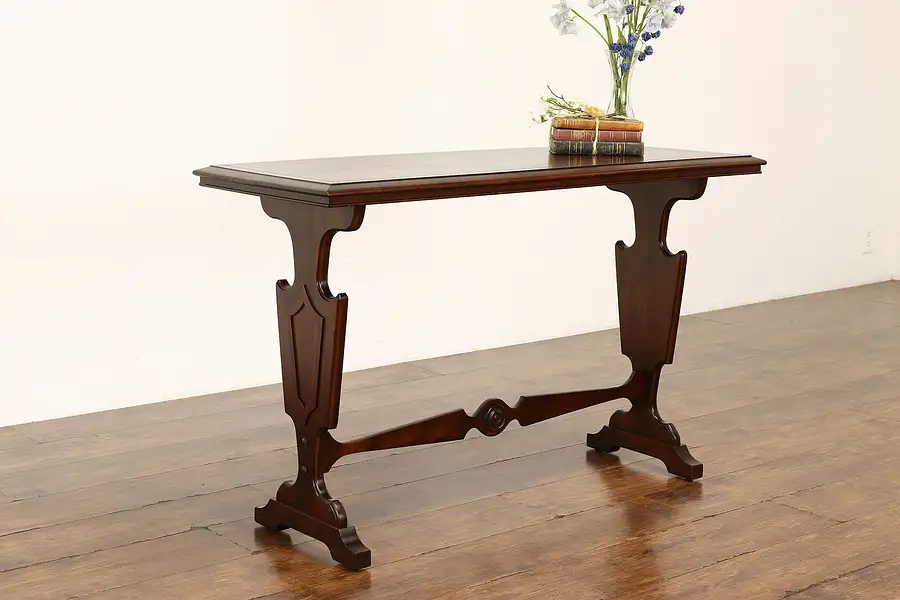 Main image of Traditional Antique Walnut Sofa or Hall Table, TV Console