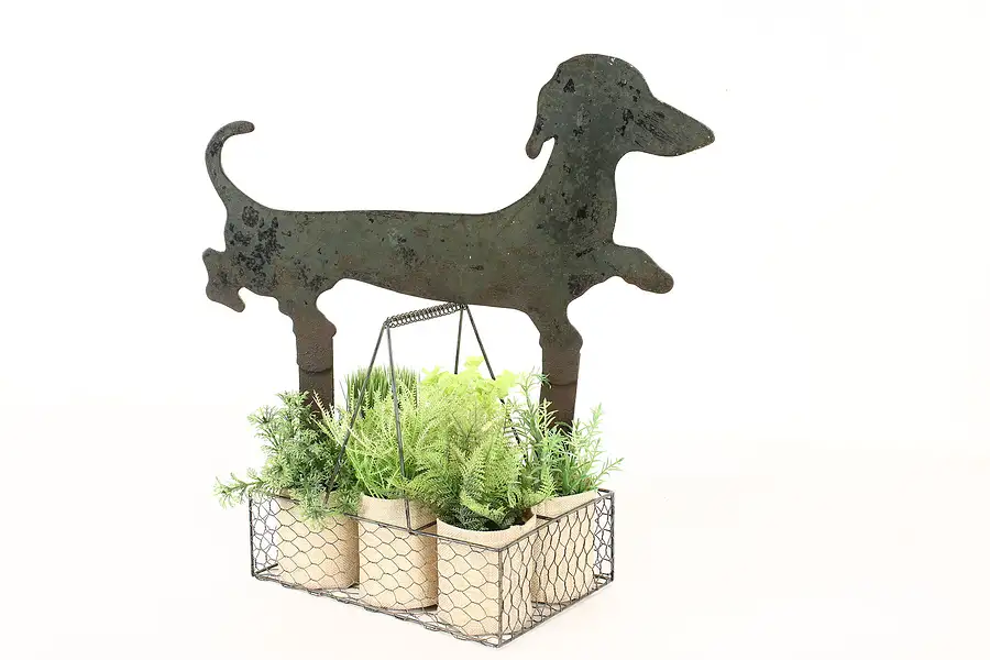 Main image of Farmhouse Vintage Dachshund Dog Garden Boot Scraper, Dayton Rogers