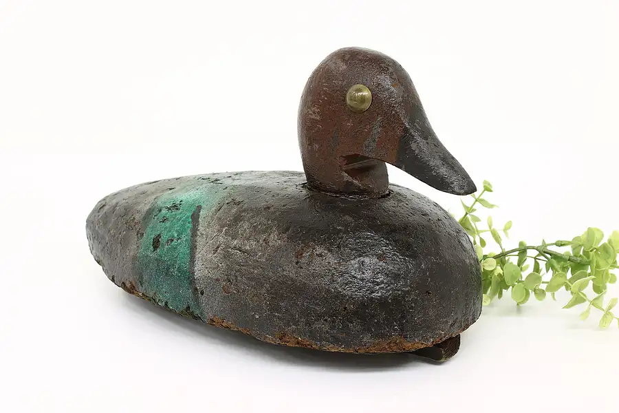 Main image of Farmhouse Carved Folk Art Vintage Duck Decoy Cork Sculpture