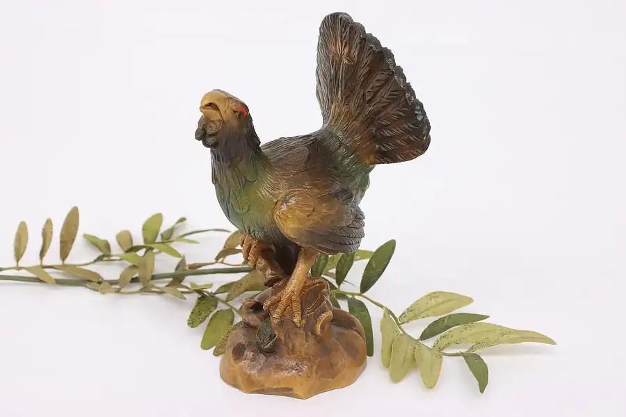 Main image of Swiss Hand Carved Turkey Alpine Sculpture, Schneider Bolina for Anri