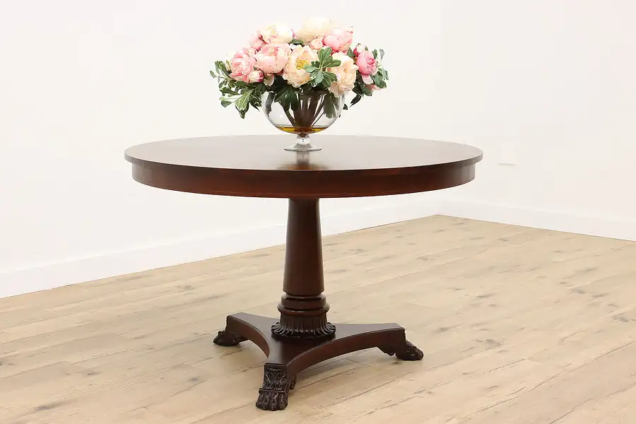 Main image of Georgian Design Vintage Round Mahogany Center or Hall Table, Kindel