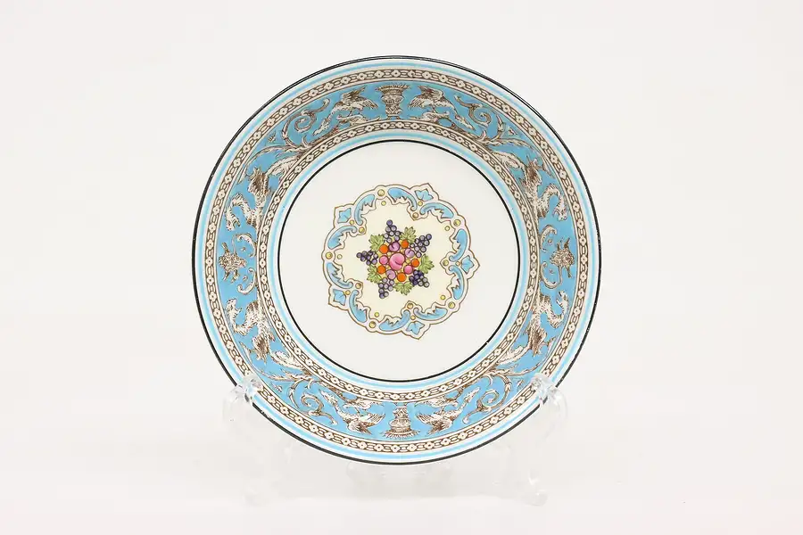 Main image of Wedgwood Turquoise Florentine China Vintage 5" Fruit Bowl