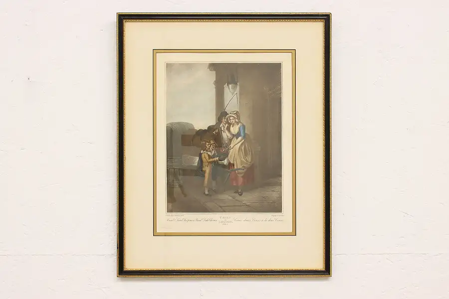 Main image of Cries of London A Pound Duke Cherries Antique 1800s Etching Wheatley 24"