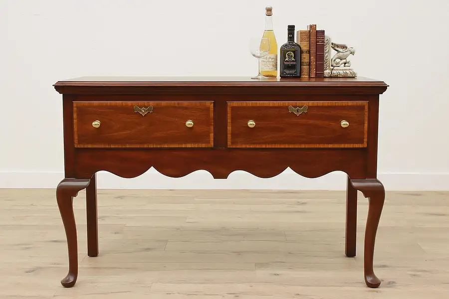 Main image of Georgian Design Vintage Mahogany Buffet, Sideboard, Server, Henkel Harris