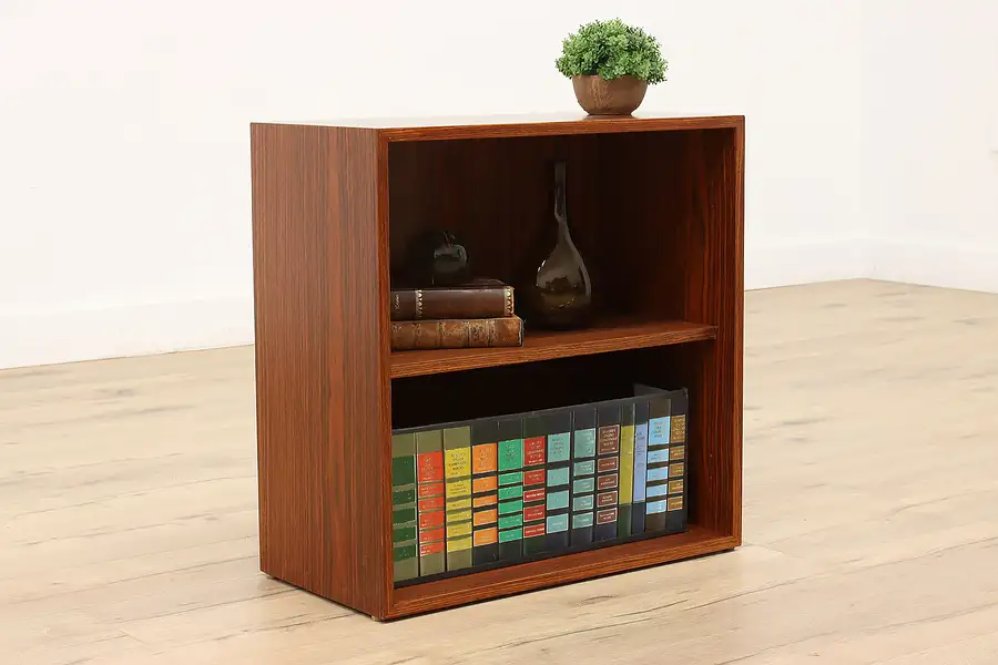 Main image of Midcentury Modern Vintage Danish Rosewood Bookcase with Shelf