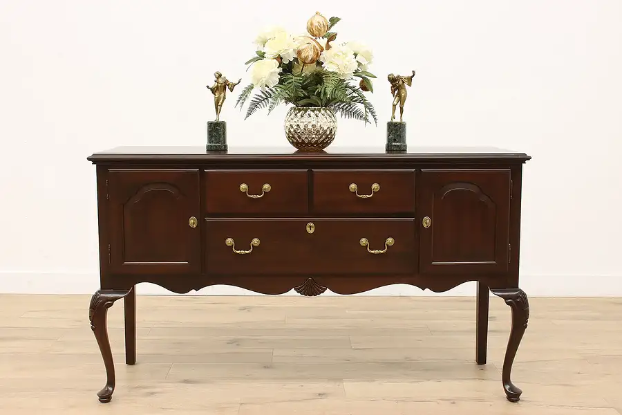 Main image of Georgian Design Vintage Cherry Buffet, Sideboard, Server, Ethan Allen