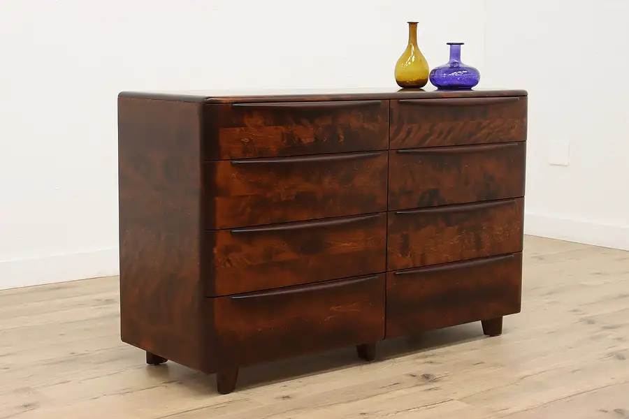 Main image of Midcentury Modern Vintage Birch Wide Chest or Dresser, Heywood Wakefield