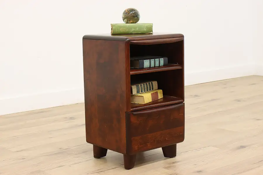 Main image of Midcentury Modern Vintage Birch Nightstand or End Table Heywood Wakefield