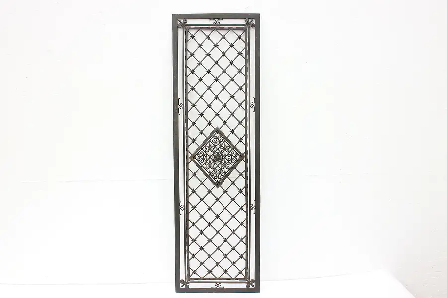 Main image of Renaissance Antique Architectural Salvage Wrought Iron Grate or Panel