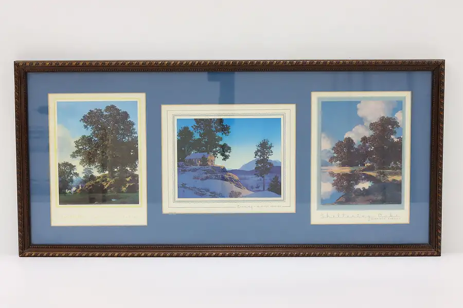 Main image of Art Deco Landscapes 3 Vintage Art Prints Maxfield Parrish 22.5"