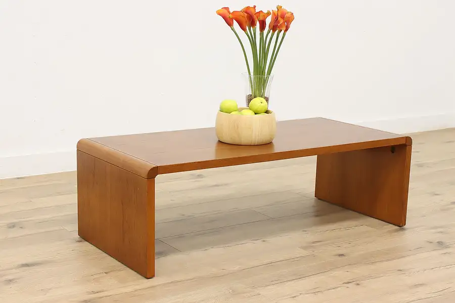 Main image of Midcentury Modern Vintage Danish Teak Coffee Cocktail Table, Trioh