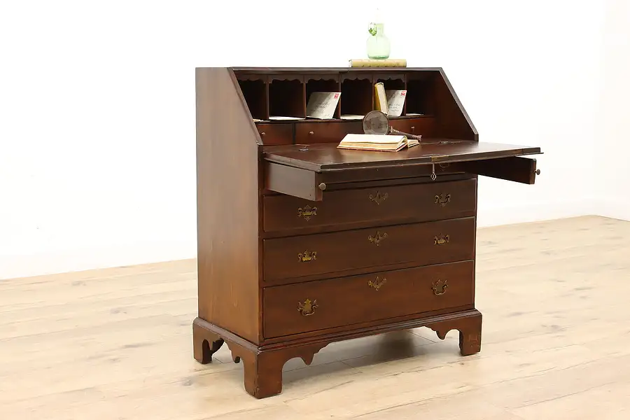 Main image of Georgian Antique 1790s Country Office or Library Secretary Desk