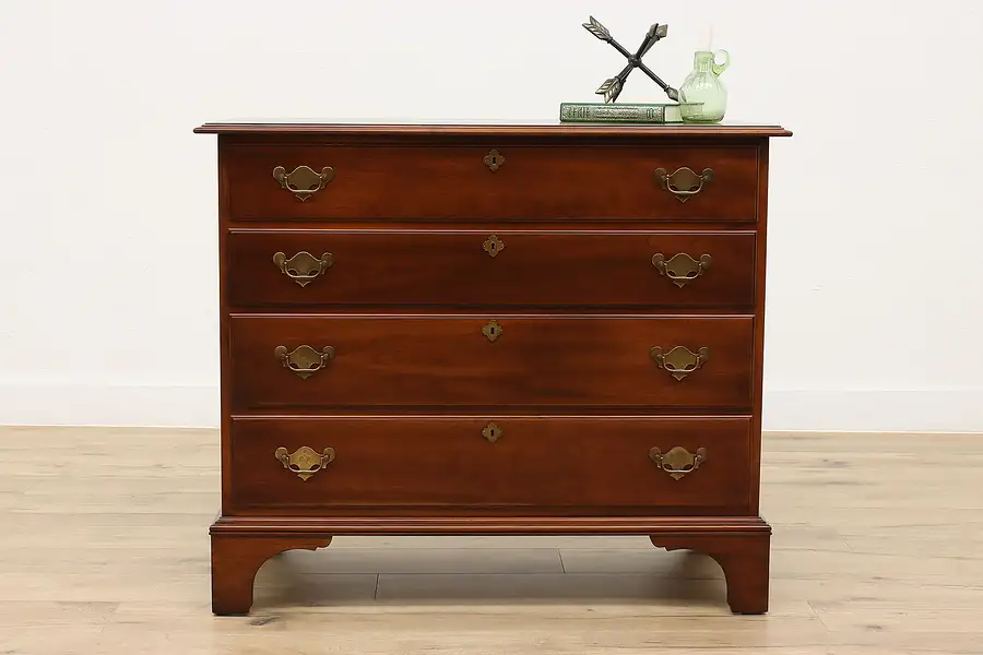 Main image of Georgian Design Vintage Cherry Dresser or Chest, Statton