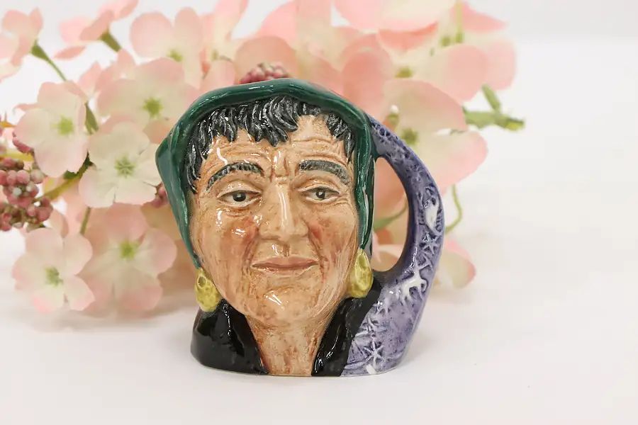 Main image of English Vintage The Fortune Teller Character Jug Creamer, Royal Doulton