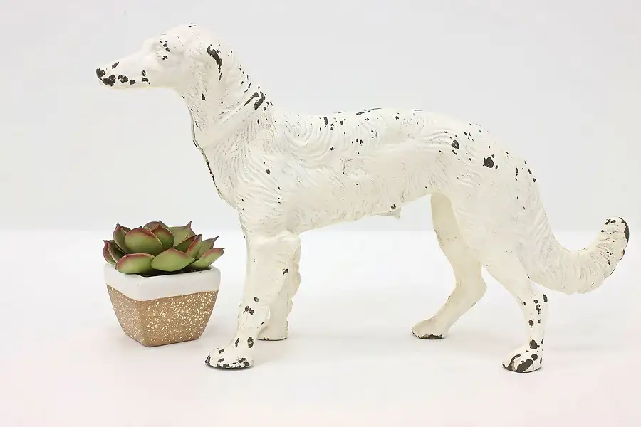 Main image of Farmhouse Antique Borzoi Russian Wolfhound Dog Door Stop