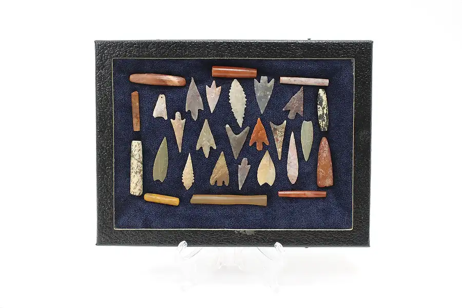 Main image of Set of 28 Antique African Artifacts, Stone Points, Spear or Arrowheads